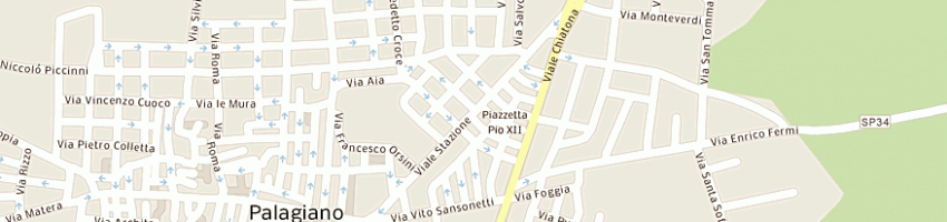 Mappa della impresa bar marchitelli stazione di servizio agip a PALAGIANO