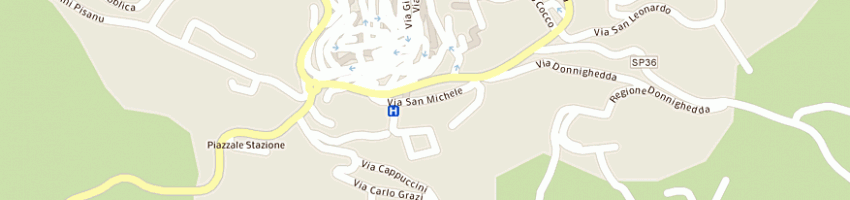 Mappa della impresa ristorante la coccinella sas di sanna giovanna michela a OZIERI