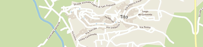 Mappa della impresa guerriero egidio a TITO