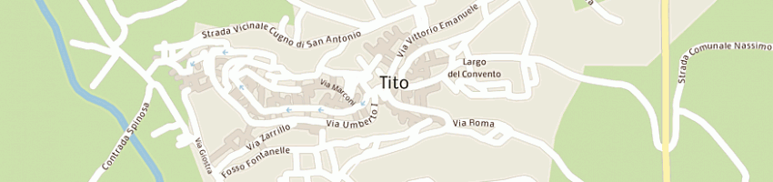 Mappa della impresa comune di tito a TITO