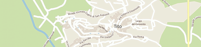Mappa della impresa scavone donata rocchina a TITO