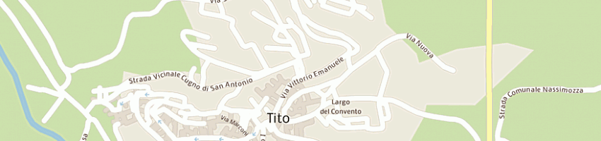 Mappa della impresa filiani a TITO