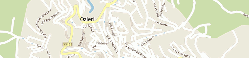 Mappa della impresa tipografia il torchietto soccoop rl a OZIERI