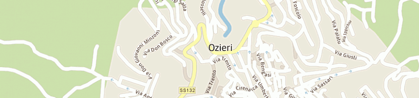 Mappa della impresa mannu gavino a OZIERI