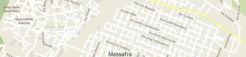 Mappa della impresa caporosso maria concetta a MASSAFRA