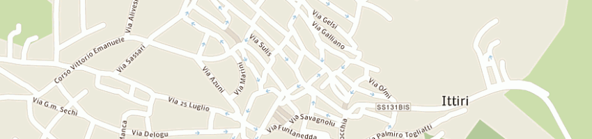 Mappa della impresa delrio vittorio a SASSARI