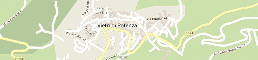 Mappa della impresa municipio a VIETRI DI POTENZA