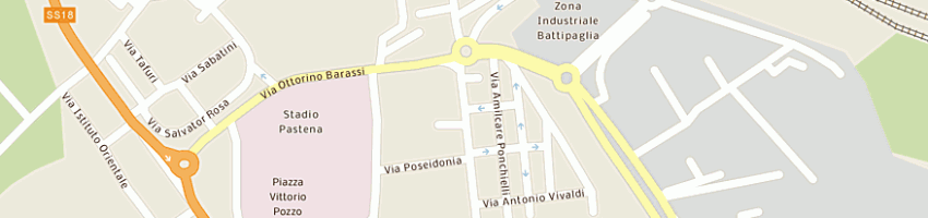 Mappa della impresa polizia a BATTIPAGLIA