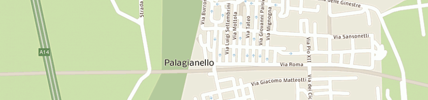 Mappa della impresa pizzeria arco 2000 a PALAGIANELLO