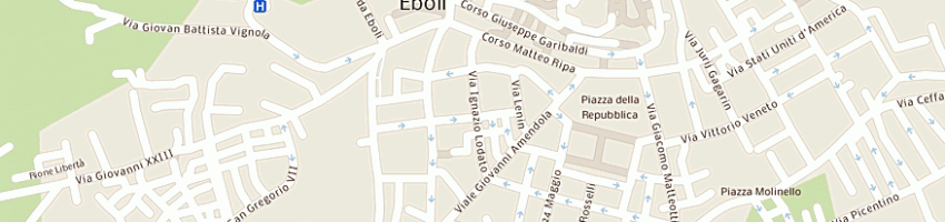 Mappa della impresa federtrans srl a EBOLI