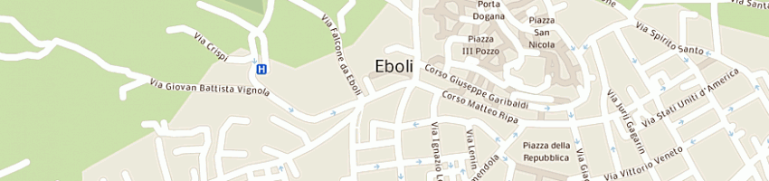 Mappa della impresa polizia a EBOLI