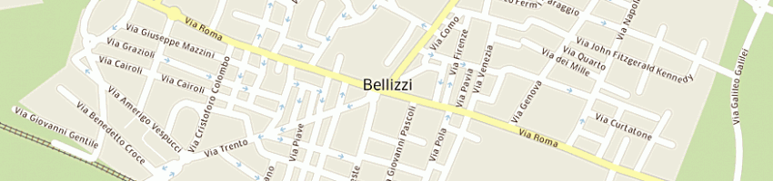 Mappa della impresa centro distribuzione maiolica srl a BELLIZZI