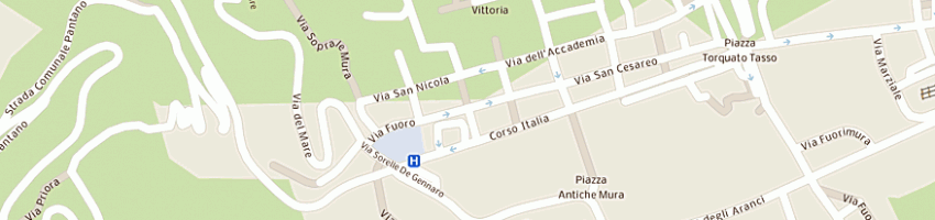 Mappa della impresa service centre srl a SORRENTO