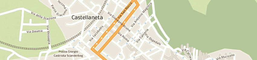 Mappa della impresa elettrotecnica lagalante di francesco lagalante a CASTELLANETA