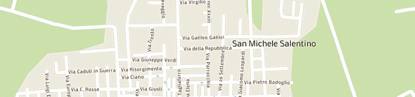 Mappa della impresa errico rocco a SAN MICHELE SALENTINO