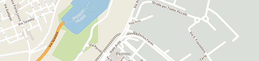 Mappa della impresa adriatica petroli srl a BRINDISI