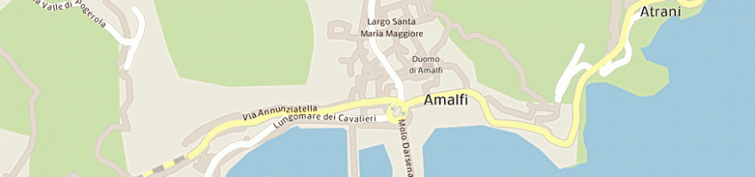 Mappa della impresa albergo centrale a AMALFI