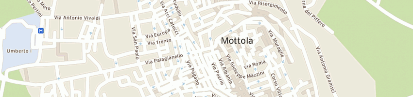 Mappa della impresa confagricoltura service srl a MOTTOLA