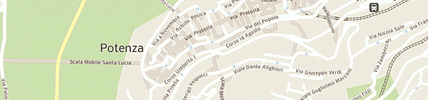 Mappa della impresa soc coop autoparking arl a POTENZA