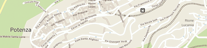 Mappa della impresa siciliano giuseppe a POTENZA