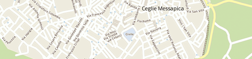 Mappa della impresa ospedale civile a CEGLIE MESSAPICA