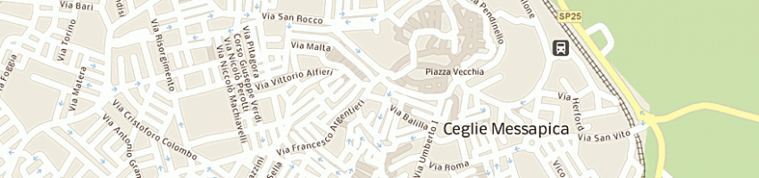 Mappa della impresa municipio a CEGLIE MESSAPICA