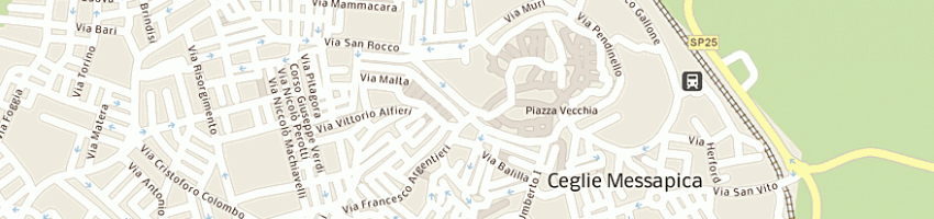 Mappa della impresa bar roma di molentino francesco a CEGLIE MESSAPICA