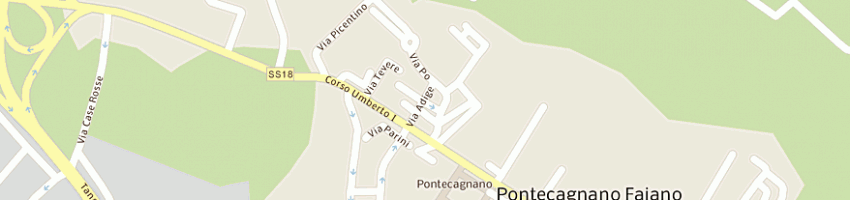 Mappa della impresa vergato enrico a PONTECAGNANO FAIANO