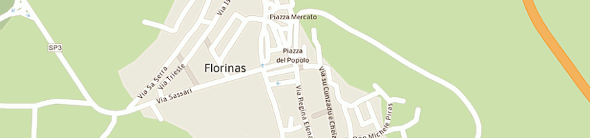 Mappa della impresa comune di florinas a FLORINAS