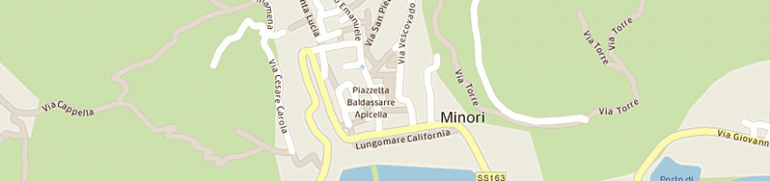 Mappa della impresa pasticceria gambardella a MINORI