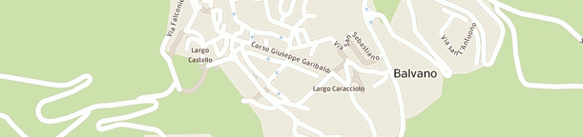 Mappa della impresa carabinieri a BALVANO