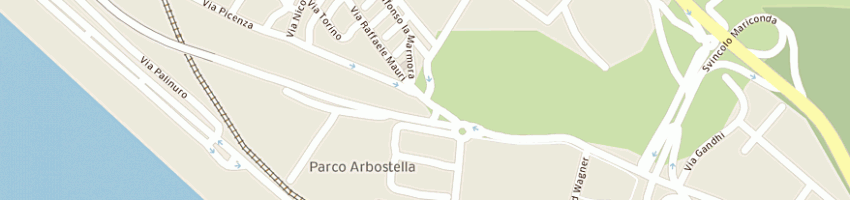 Mappa della impresa salernoverde sas a SALERNO