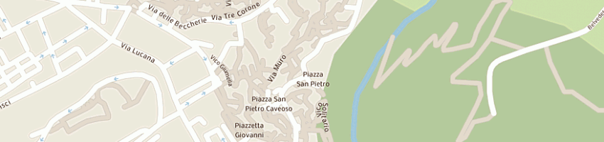 Mappa della impresa parrocchia dei santi pietro e paolo al sasso caveoso a MATERA