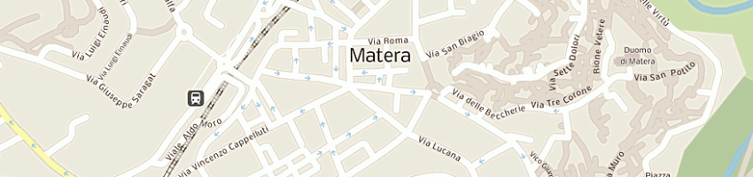 Mappa della impresa staffieri emanuele a MATERA