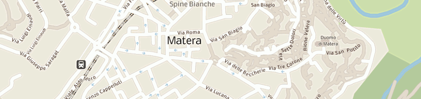 Mappa della impresa tour service matera sas di basile giovanna e c a MATERA