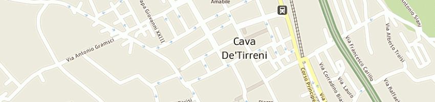 Mappa della impresa centro di estetica donna piu' a CAVA DE TIRRENI