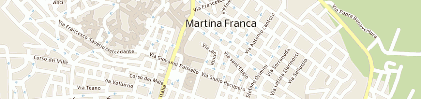 Mappa della impresa turnone donato a MARTINA FRANCA