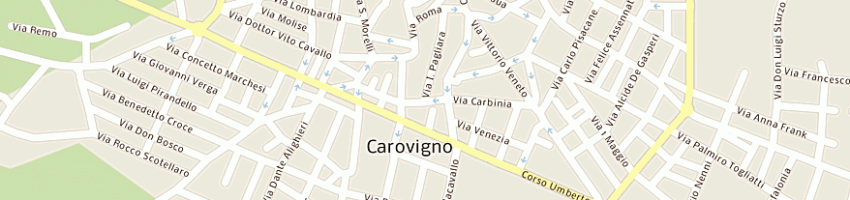 Mappa della impresa camera comunale del lavoro di carovigno a CAROVIGNO
