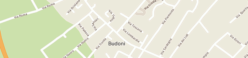Mappa della impresa ponsanu tiziano a BUDONI