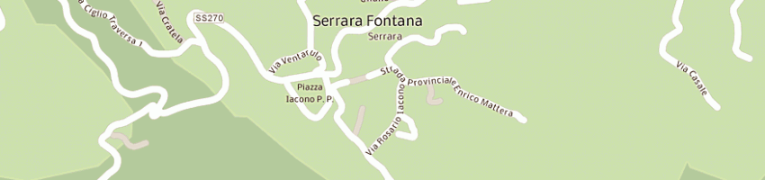 Mappa della impresa albergo la palma a SERRARA FONTANA