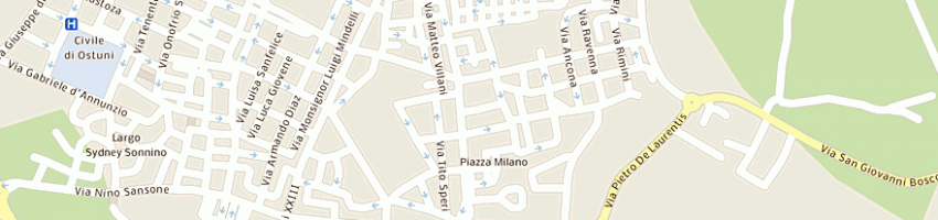 Mappa della impresa cellie vito a OSTUNI