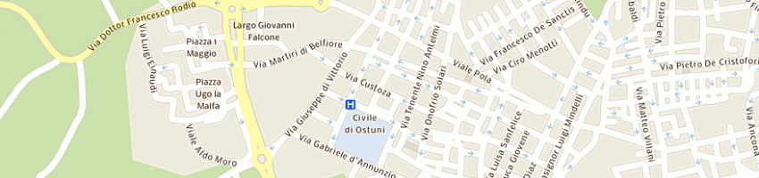 Mappa della impresa capit a OSTUNI