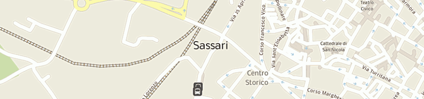 Mappa della impresa tribunale di sorveglianza - ufficio di sorveglianza a SASSARI