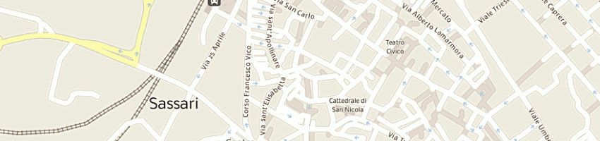 Mappa della impresa sechi vito angelo a SASSARI