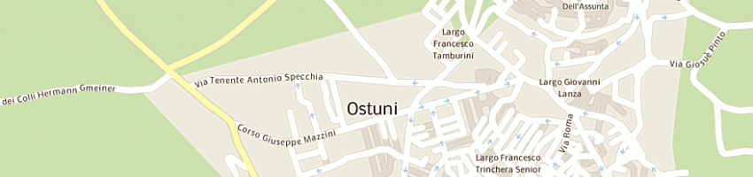 Mappa della impresa hotel residence fontanelle a OSTUNI
