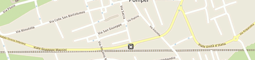 Mappa della impresa polizia a POMPEI