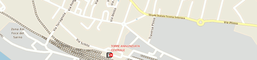 Mappa della impresa amministrazione provinciale di napoli - area politiche per il lavoro a TORRE ANNUNZIATA