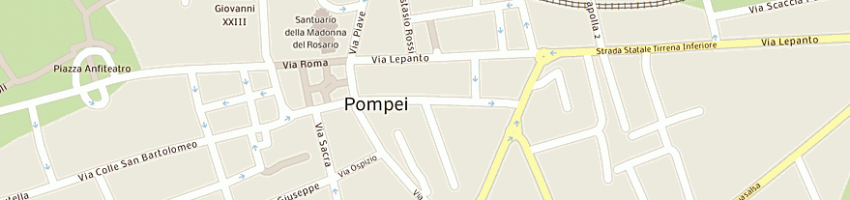 Mappa della impresa albergo apollo di coppola raffaele a POMPEI