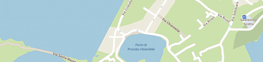 Mappa della impresa procida yachting club coop arl a PROCIDA