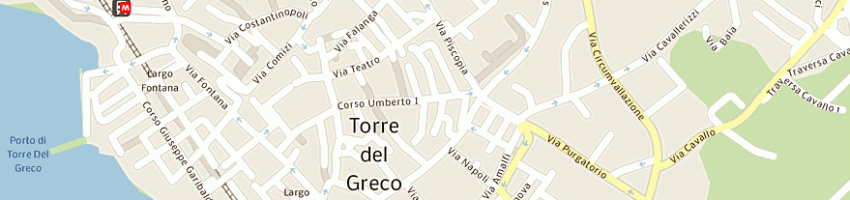 Mappa della impresa onoranze funebri la torre a TORRE DEL GRECO